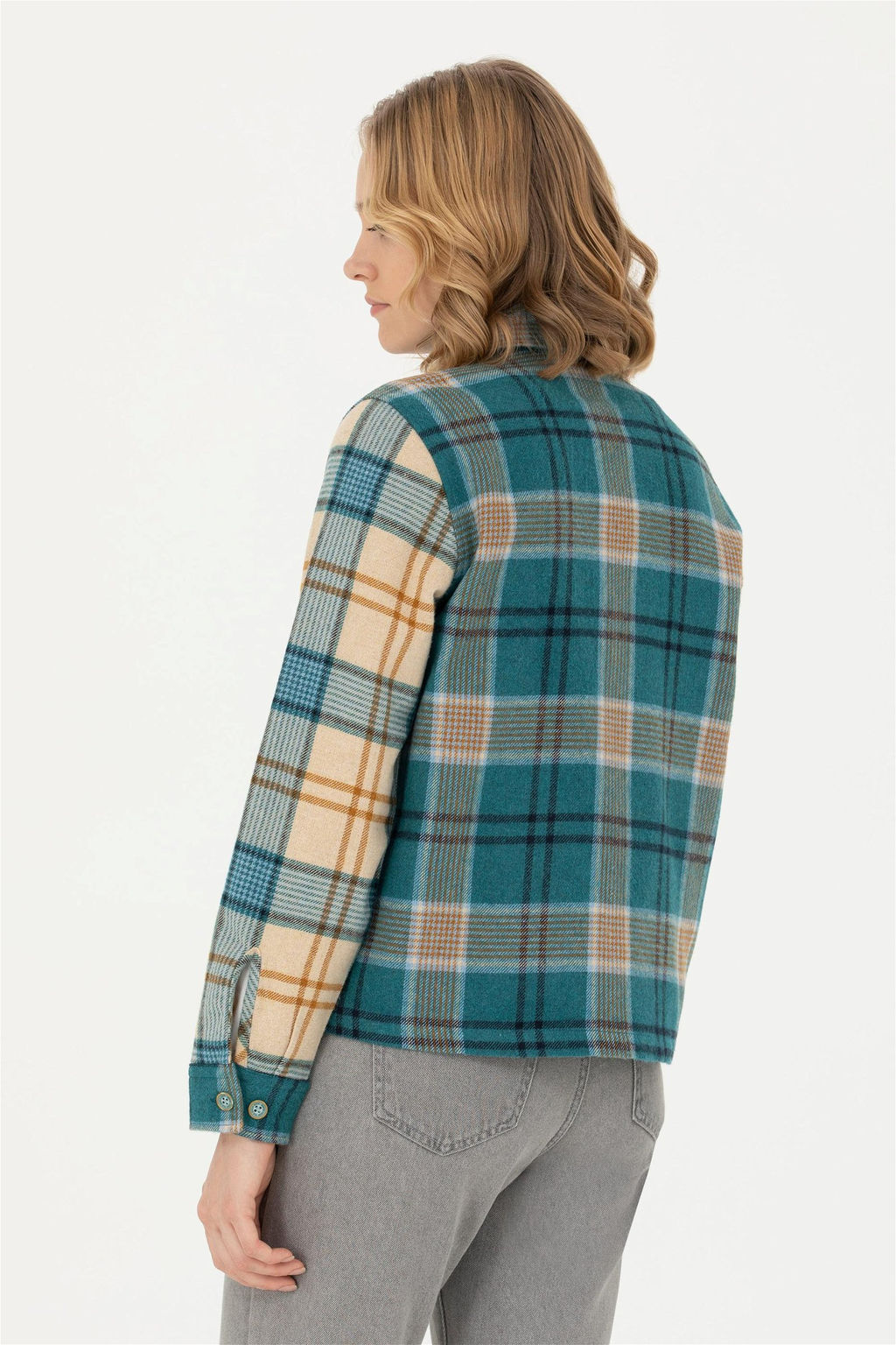 Женская мятная рубашка с длинным рукавом - U.s. polo assn фото 13