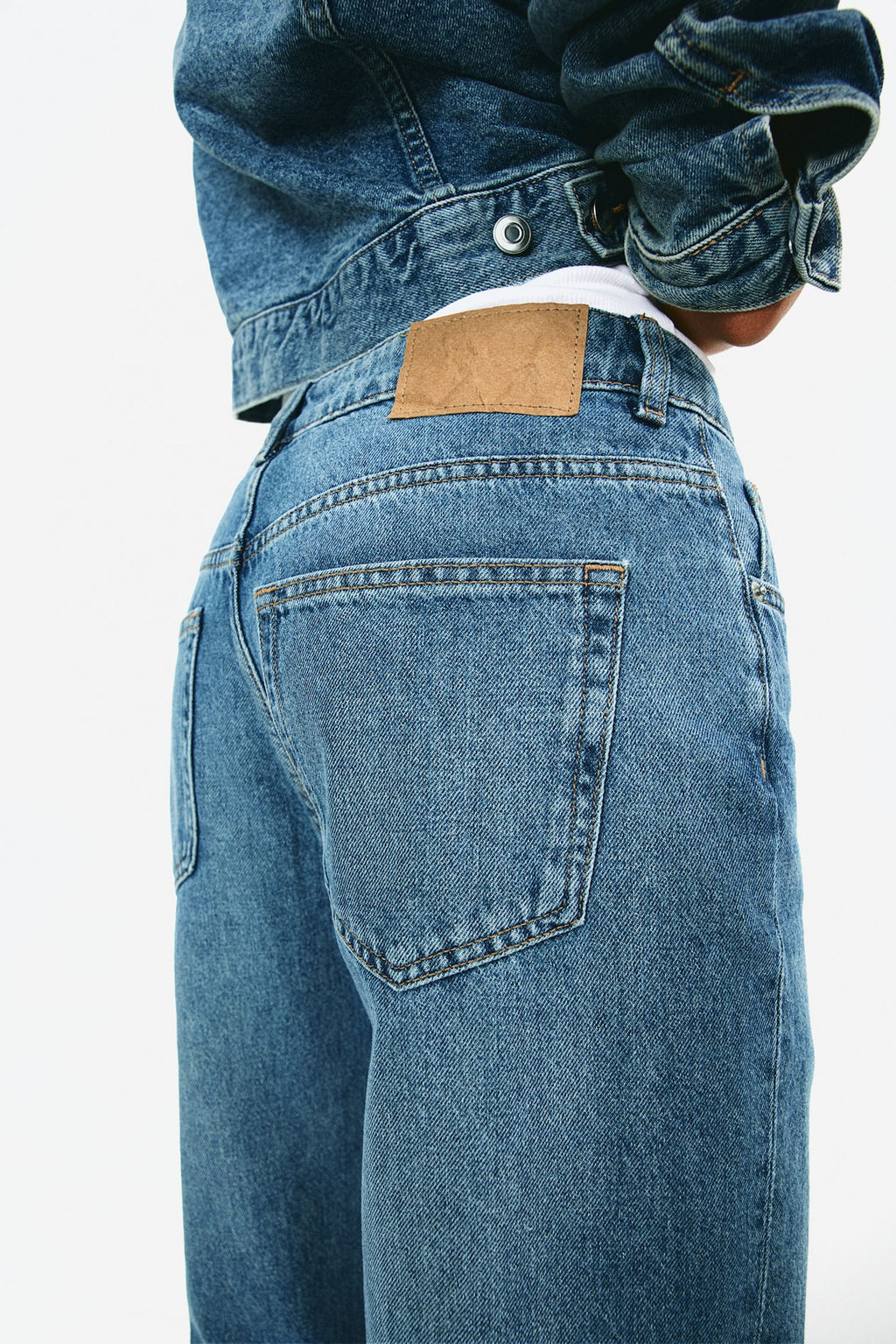 Wide High Jeans - H&m фото 15