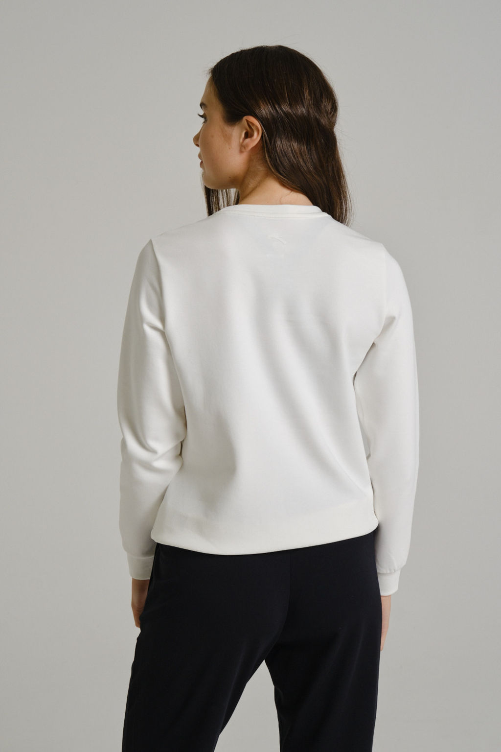 Свитшот Белый TRN Sweatshirt - Anta фото 4