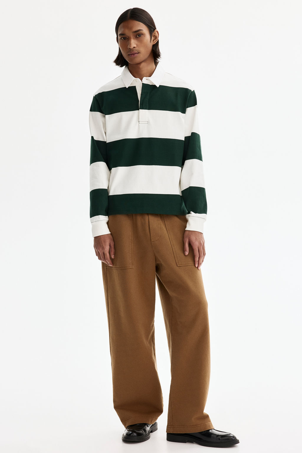 Polo de rugby en algod?n Regular Fit - H&m фото 4