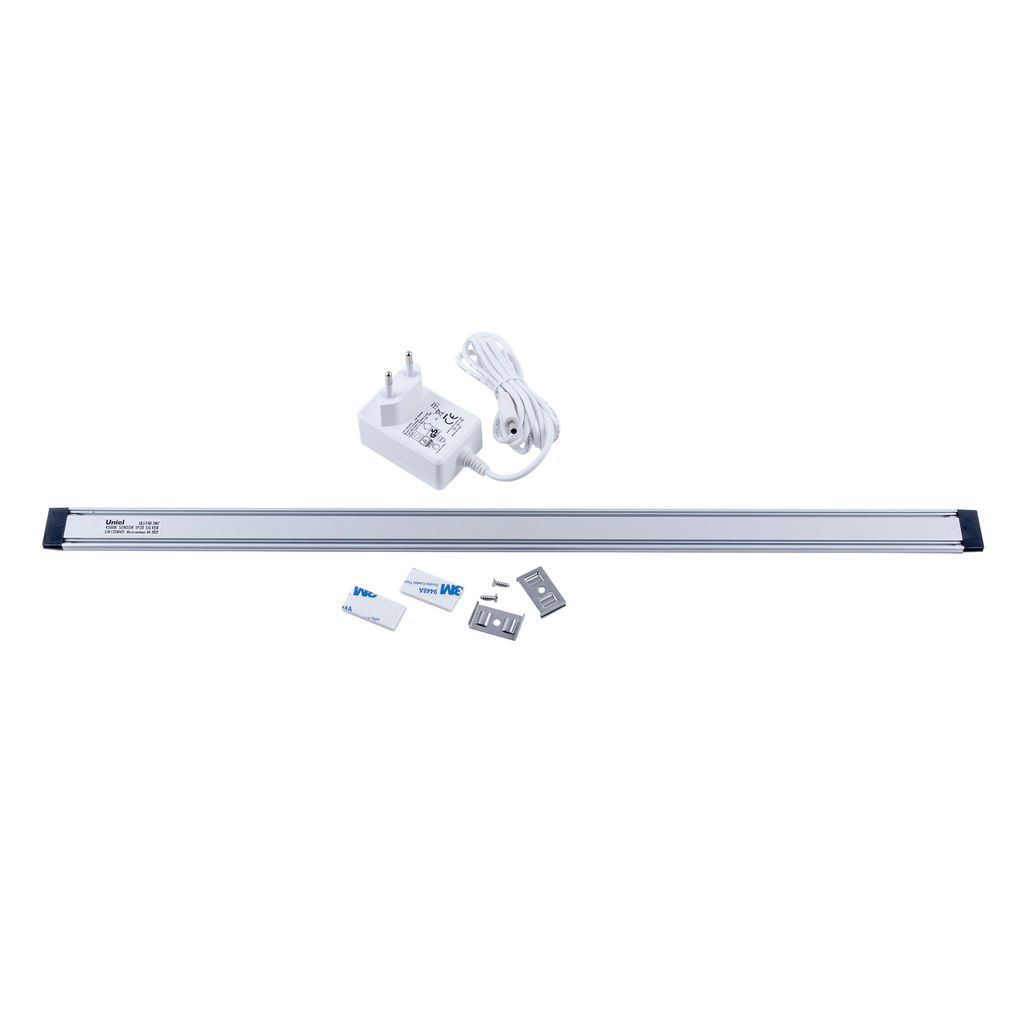 ULI-F48-5W/4500K SENSOR IP20 SILVER Светильник светодиодный для мебели. 500*25*9мм. 400Lm. ТМ Uniel