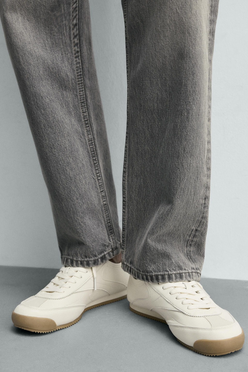 ZAPATILLA ESTILO RETRO / Blanco - Zara фото 3