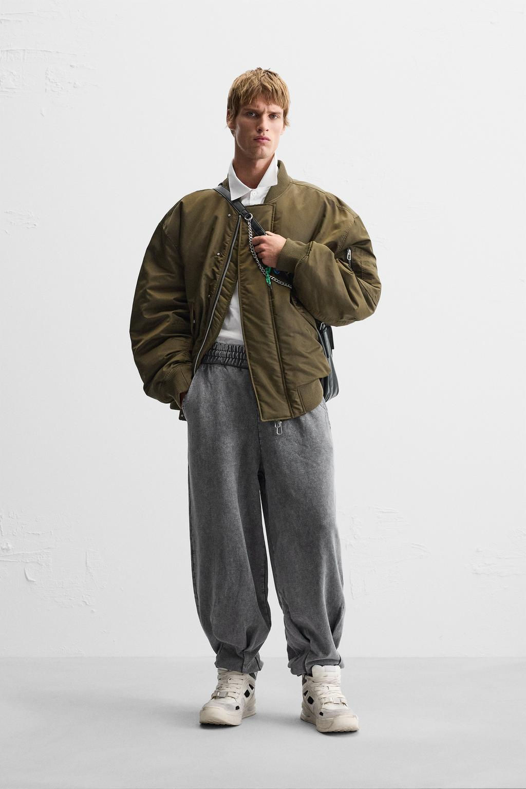 OVERSIZE FADED JOGGER TROUSERS