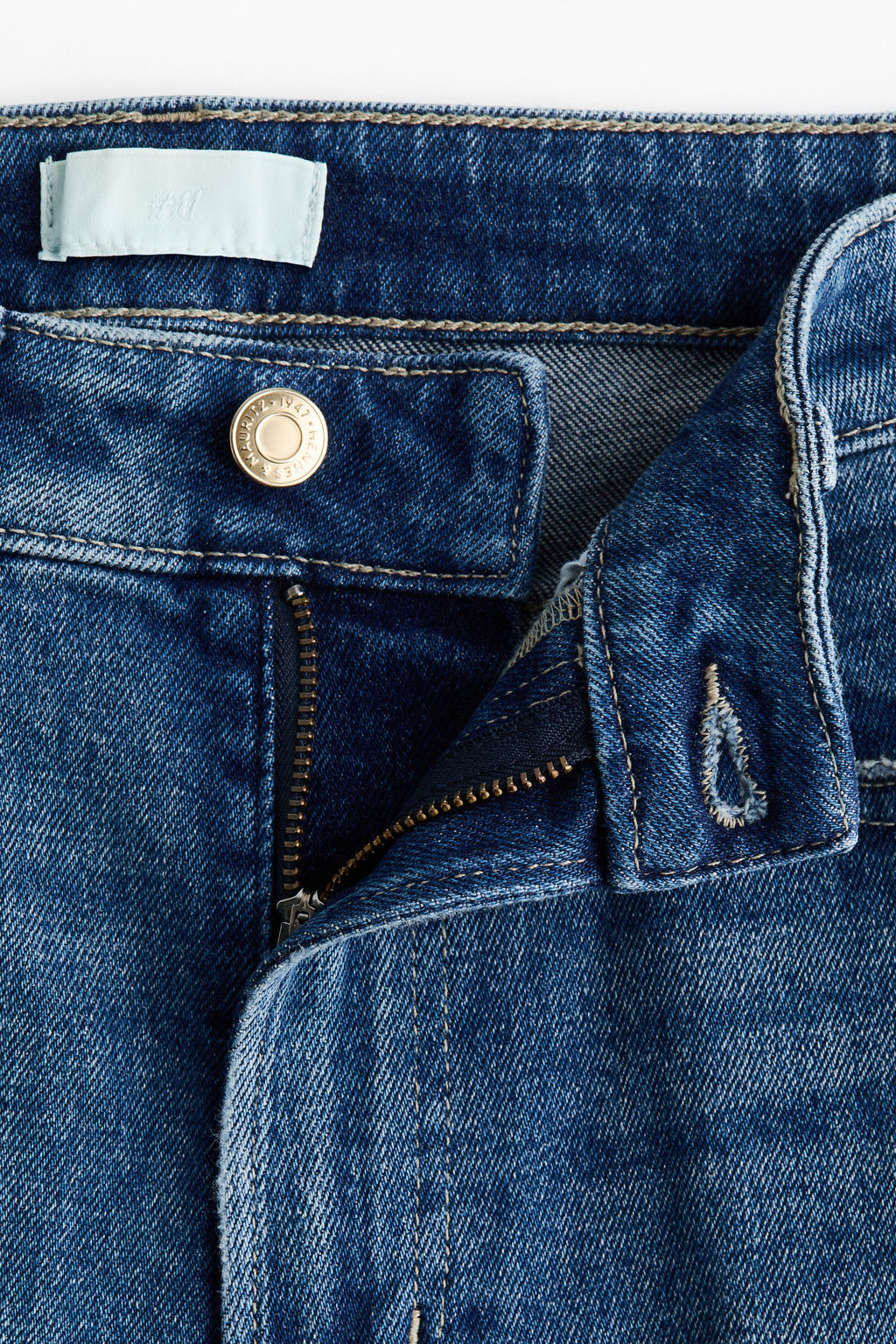 Slim Straight High Ankle Jeans - H&m фото 5