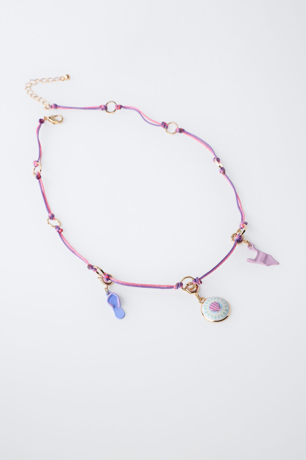 COLLAR MULTICHARMS INTERCAMBIABLES / Rosa / Lila - Zara фото 3