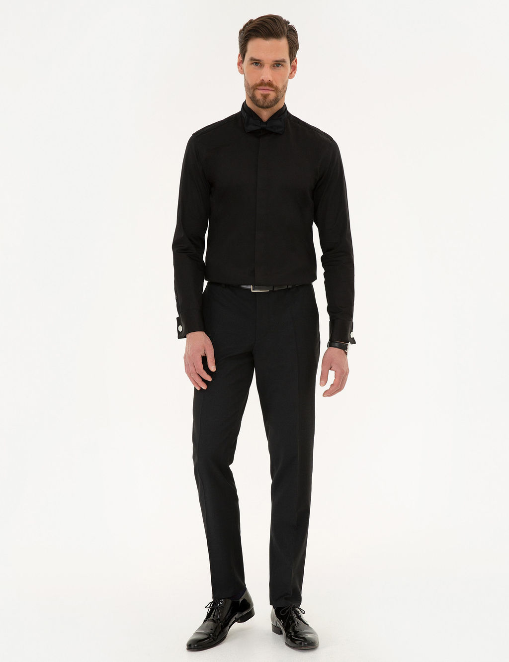 Siyah Slim Fit Smokin G_mlek - Pierre cardin фото 4