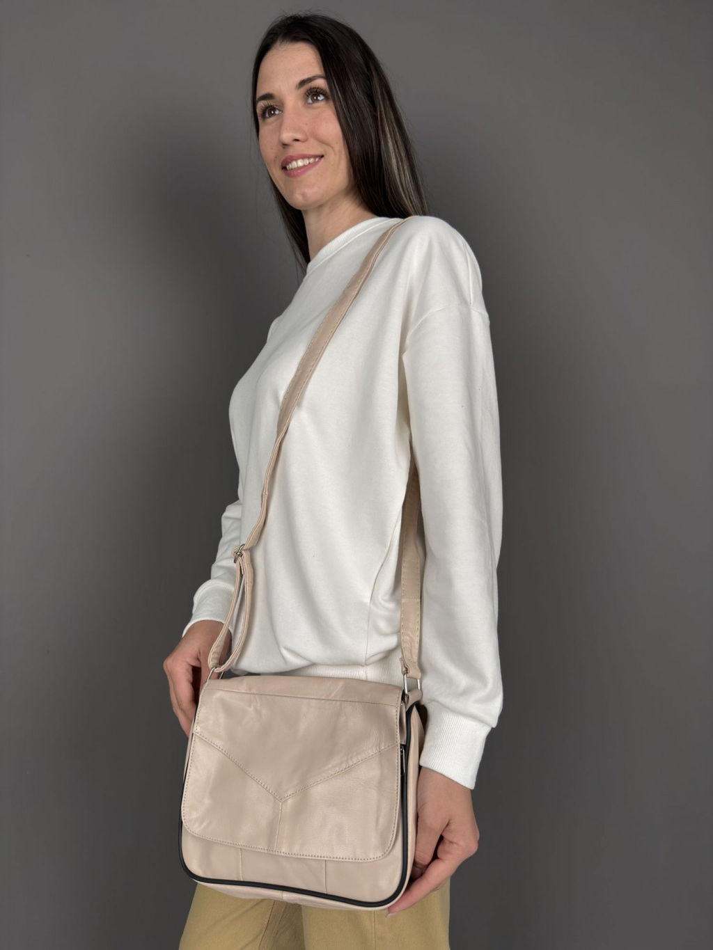 Сумка женская из телячьей кожи