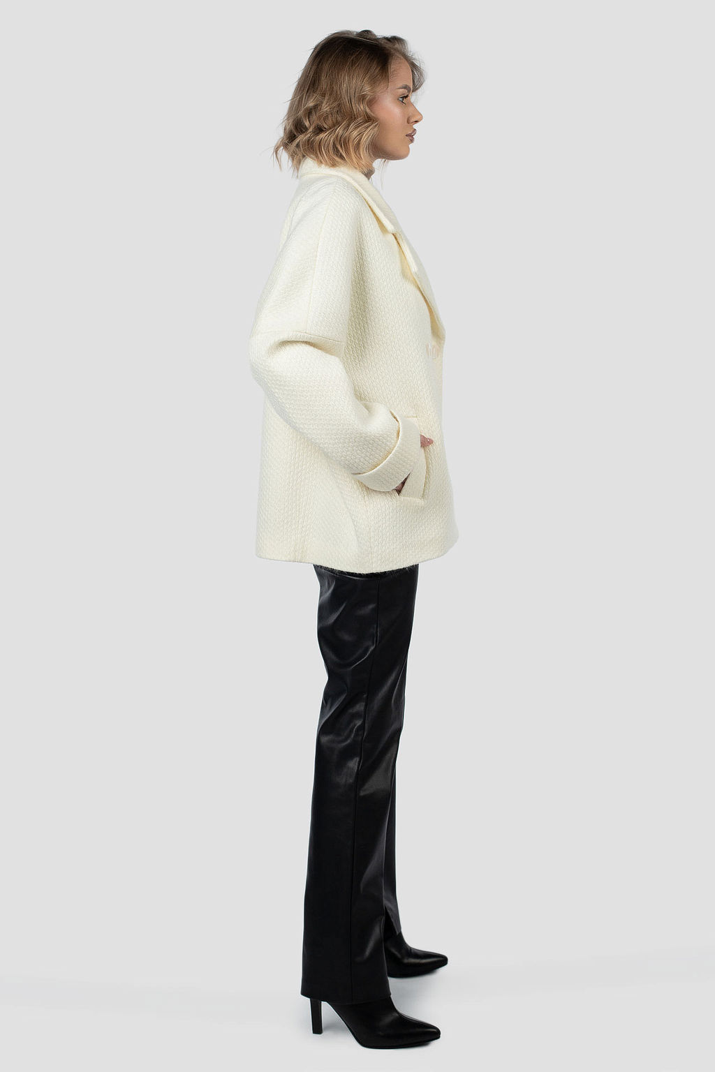 01-12149 Пальто женское демисезонное - El podio фото 3