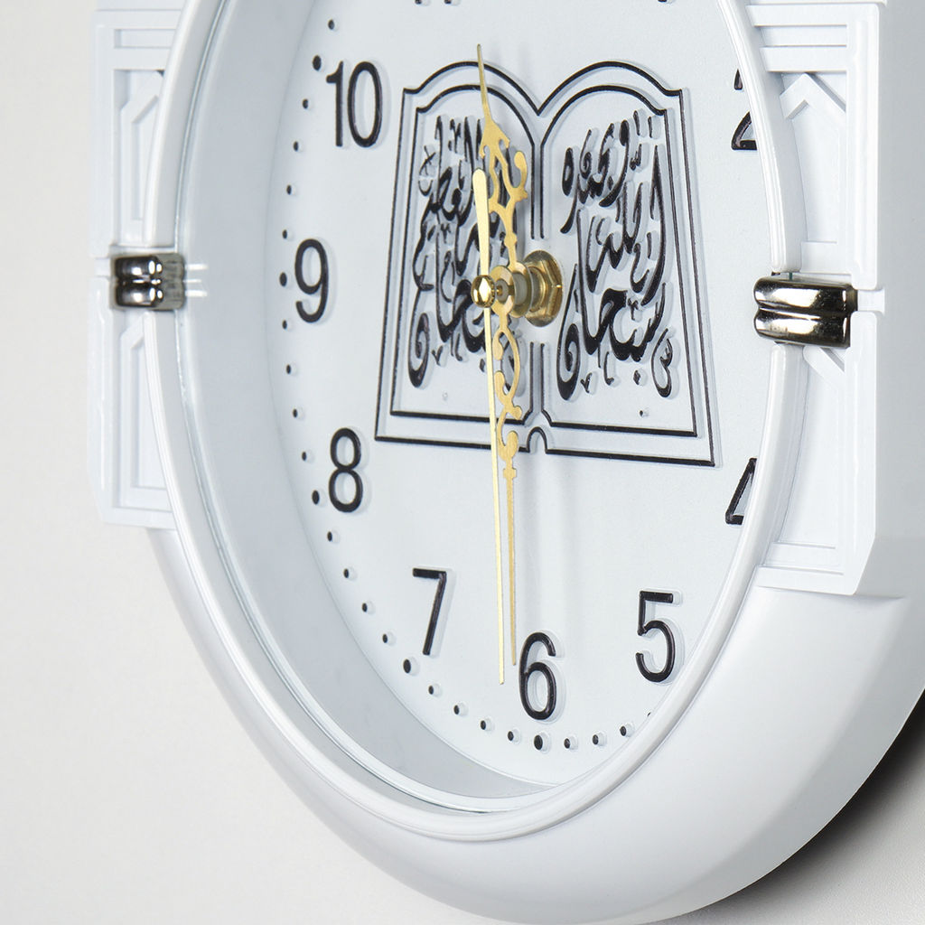 Часы настенные Мусульманские 34х24 см / 2580MW /уп 30/белые - Галеонтрейд фото 5