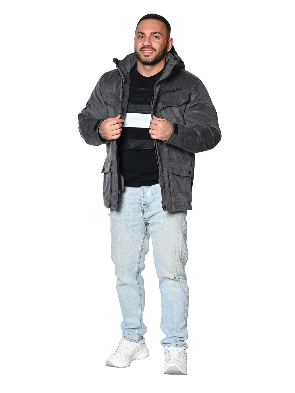 Куртка A-0183 Серый