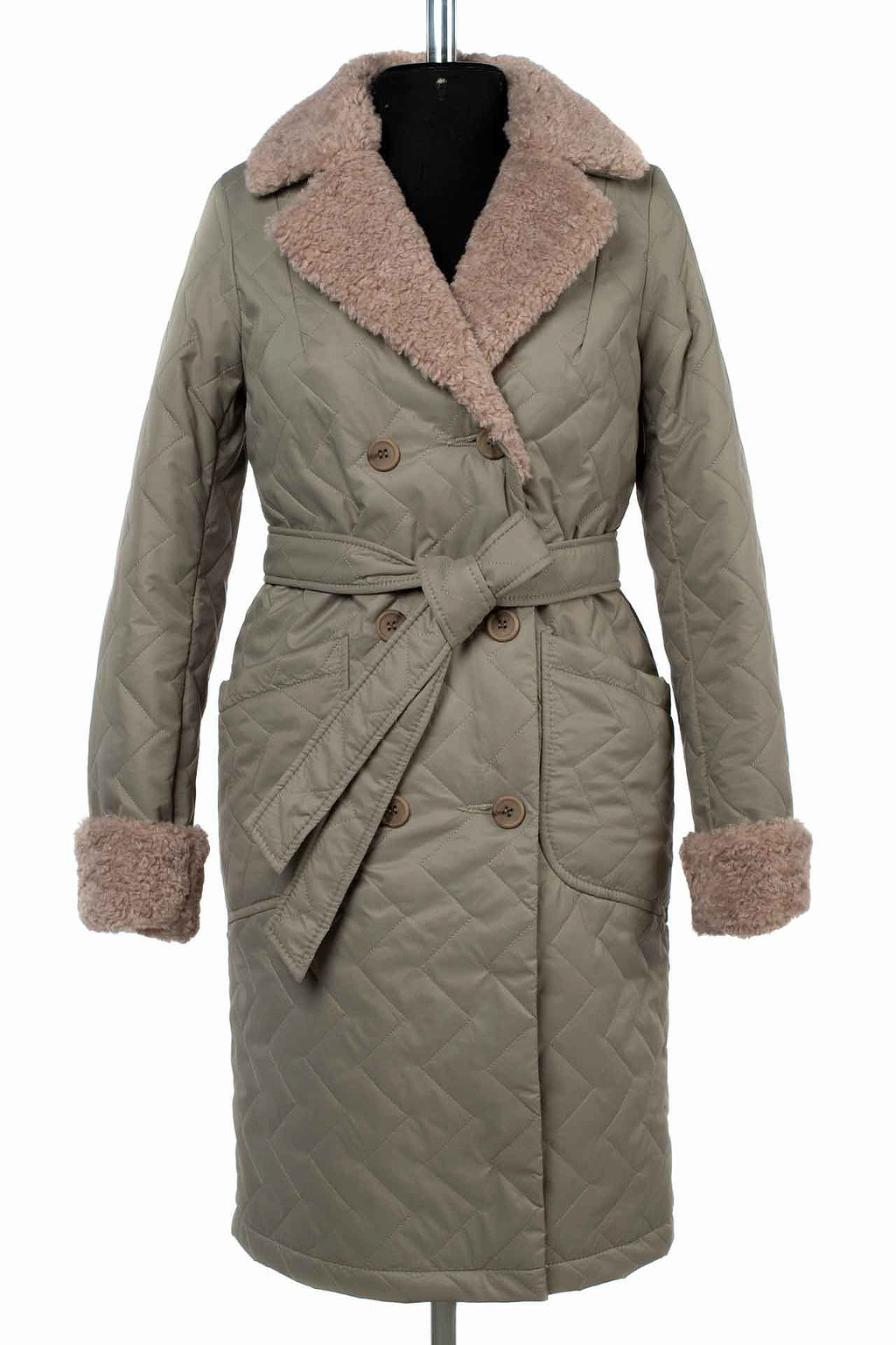 05-2114 Куртка женская зимняя (пояс)