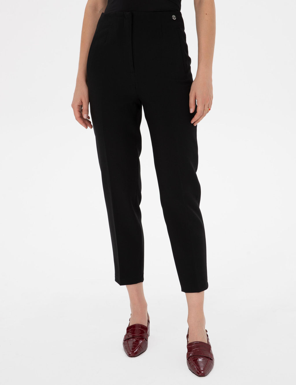 Siyah Carrot Fit Kuma_ Pantolon - Pierre cardin фото 2