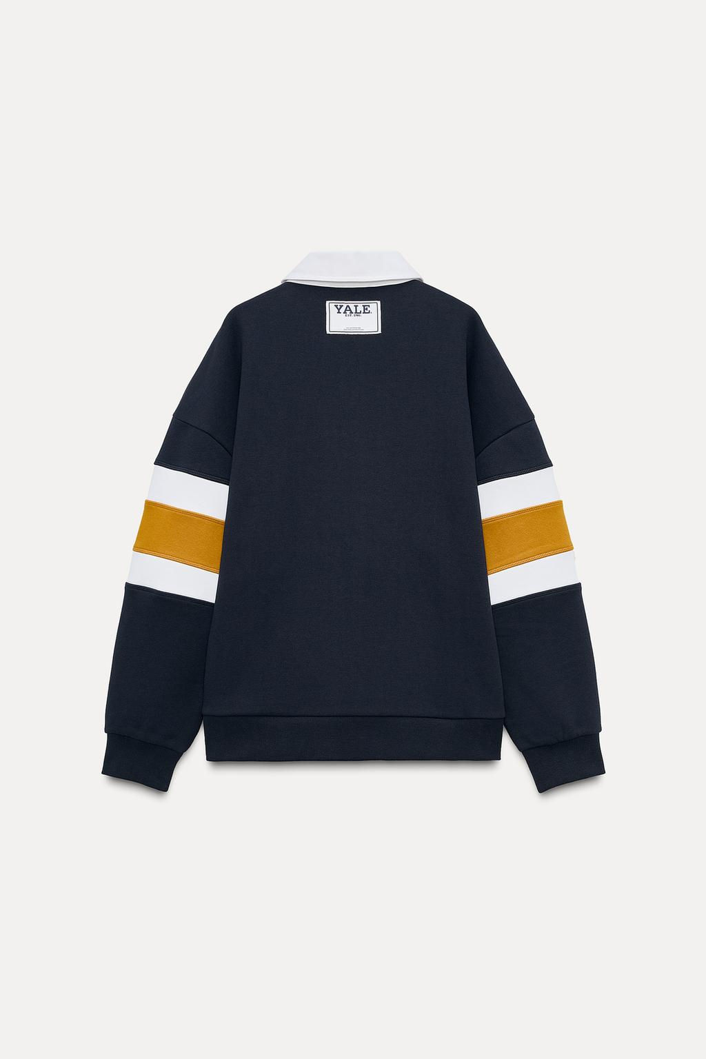 YALE POLO NECK SWEATSHIRT - Zara фото 3