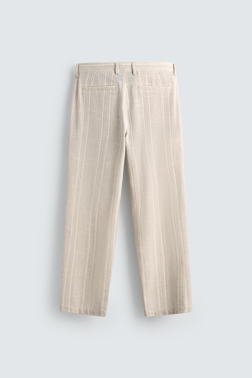 STRIPED REGULAR FIT TROUSERS - Zara фото 7