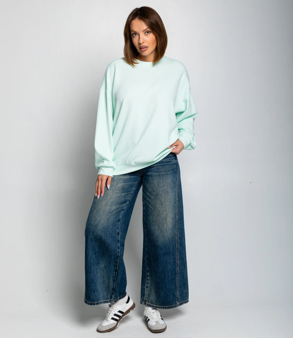 Свитшот #КТ329 (3), мята - Dommod фото 4