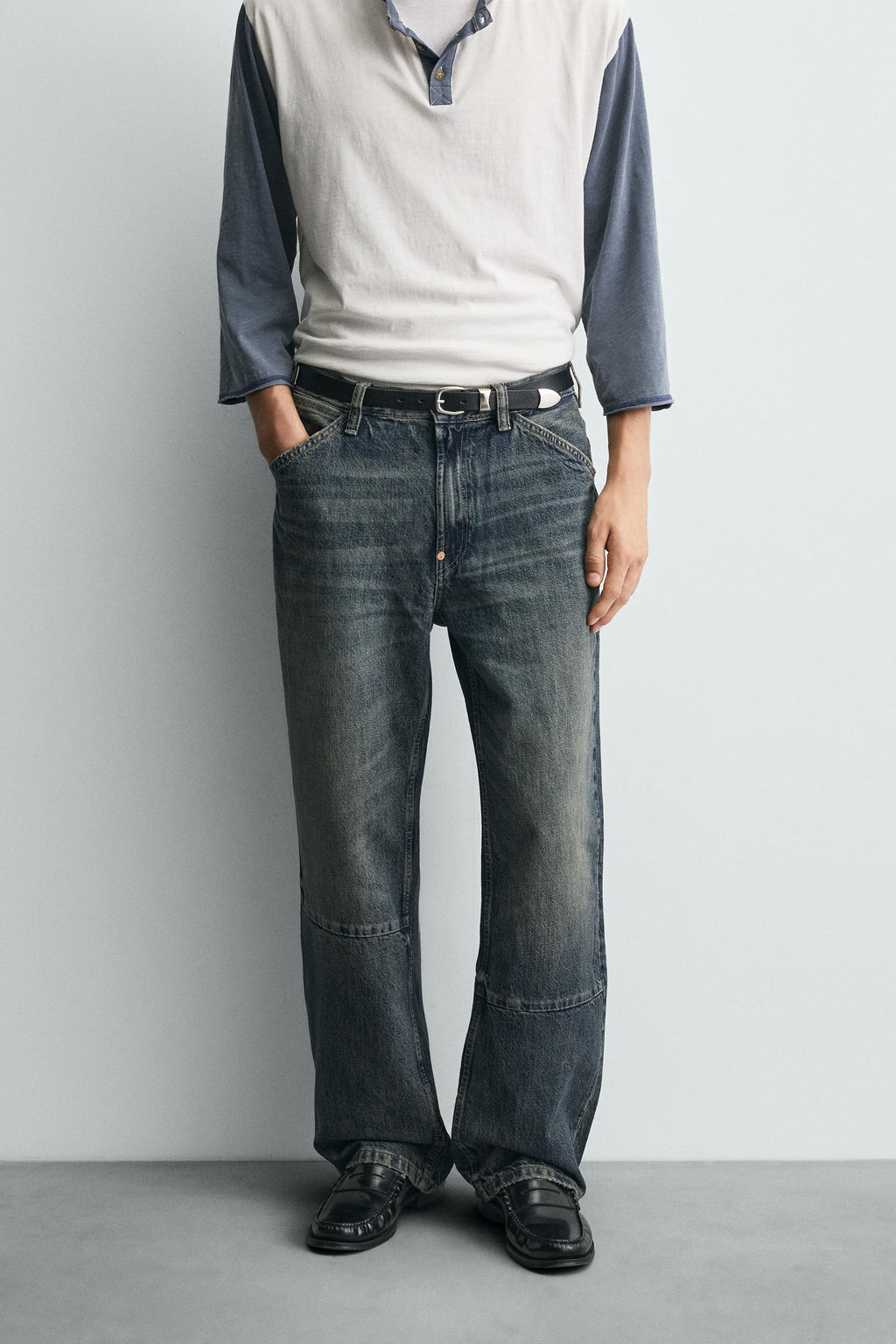 RELAXED FIT JEANS - Zara фото 2