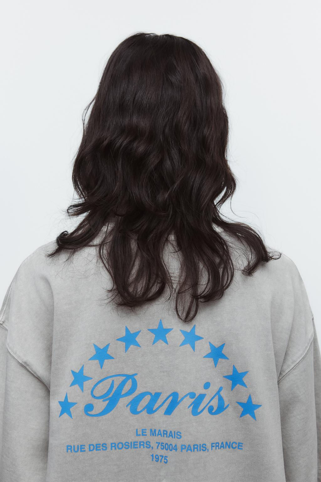 FADED-EFFECT T-SHIRT WITH SLOGAN - Zara фото 4