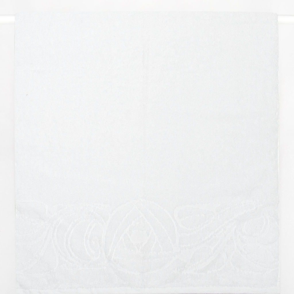 Полотенце махровое 5с403.612ж1 Каркаде(1-бел.шепот) 45х90 см