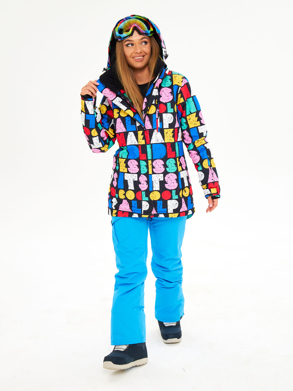 Женская горнолыжная сноубордическая куртка Alpha Endless Ultra Chaleur SNB 423/316_7 Разноцветный  фото 28