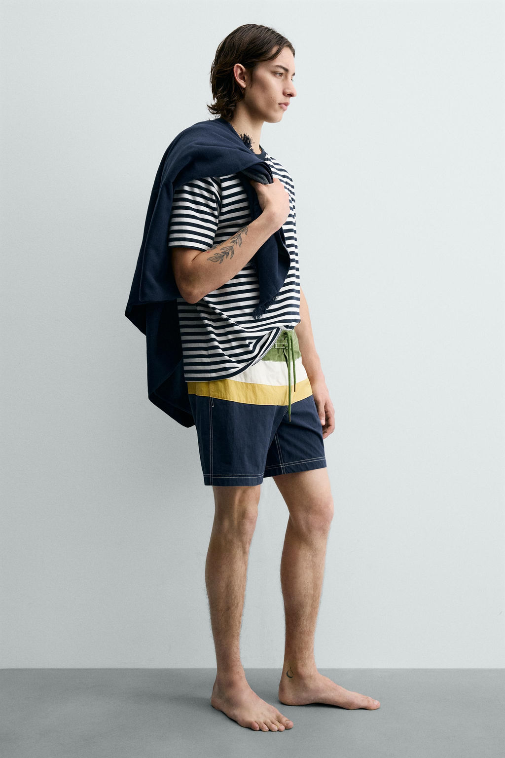 TOALLA PLAYA RAYAS / Marino - Zara фото 2