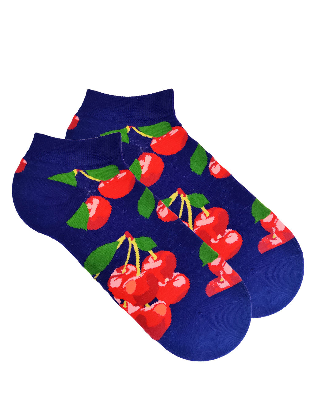 Короткие носки р. 37-44 Summer Вишня - Krumpy фото 2