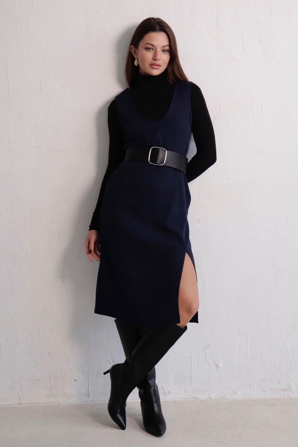 Сарафан базовый с разрезом - Martichelli фото 35