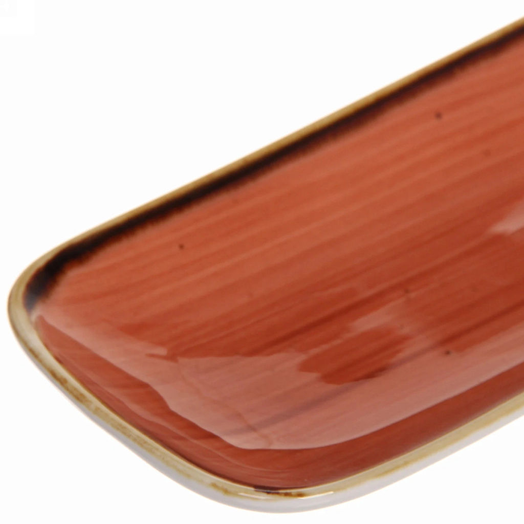Тарелка керамическая "Corsica orange" сервировочная 36*9,5*5,5см