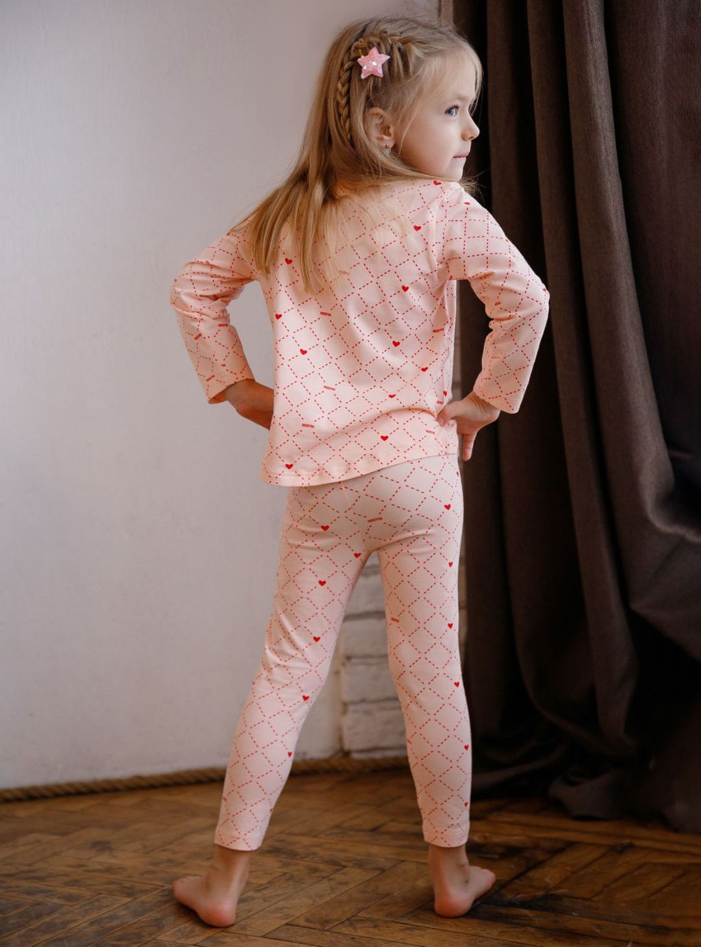 Детская пижама для девочек Indefini (Арт.3280GTC)