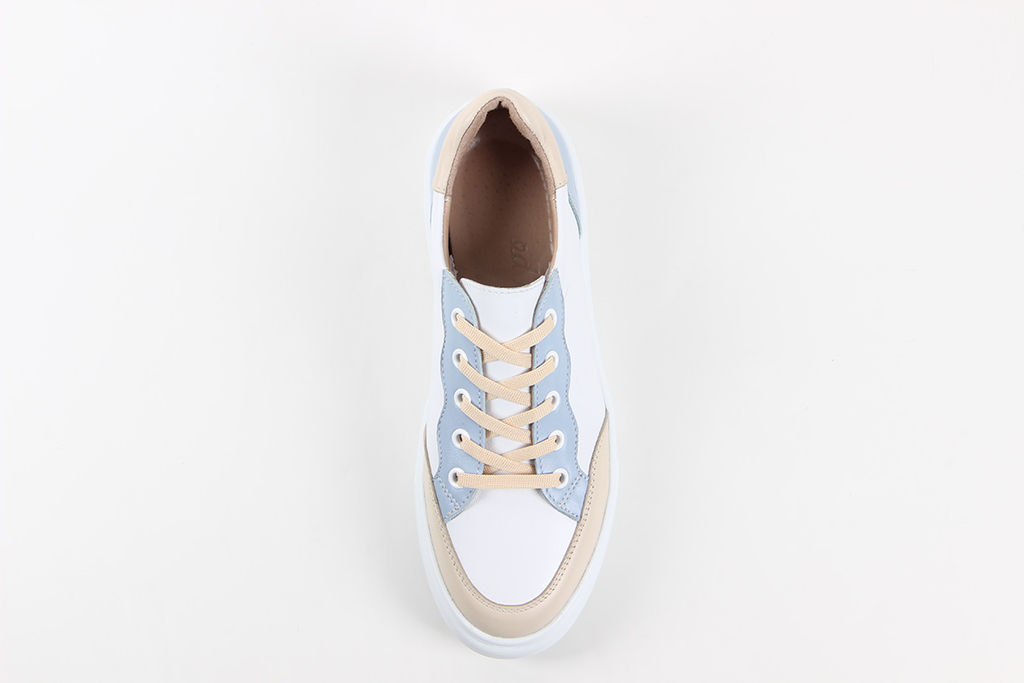 Кеды EDART 148.lusi22w. white/beige/blue