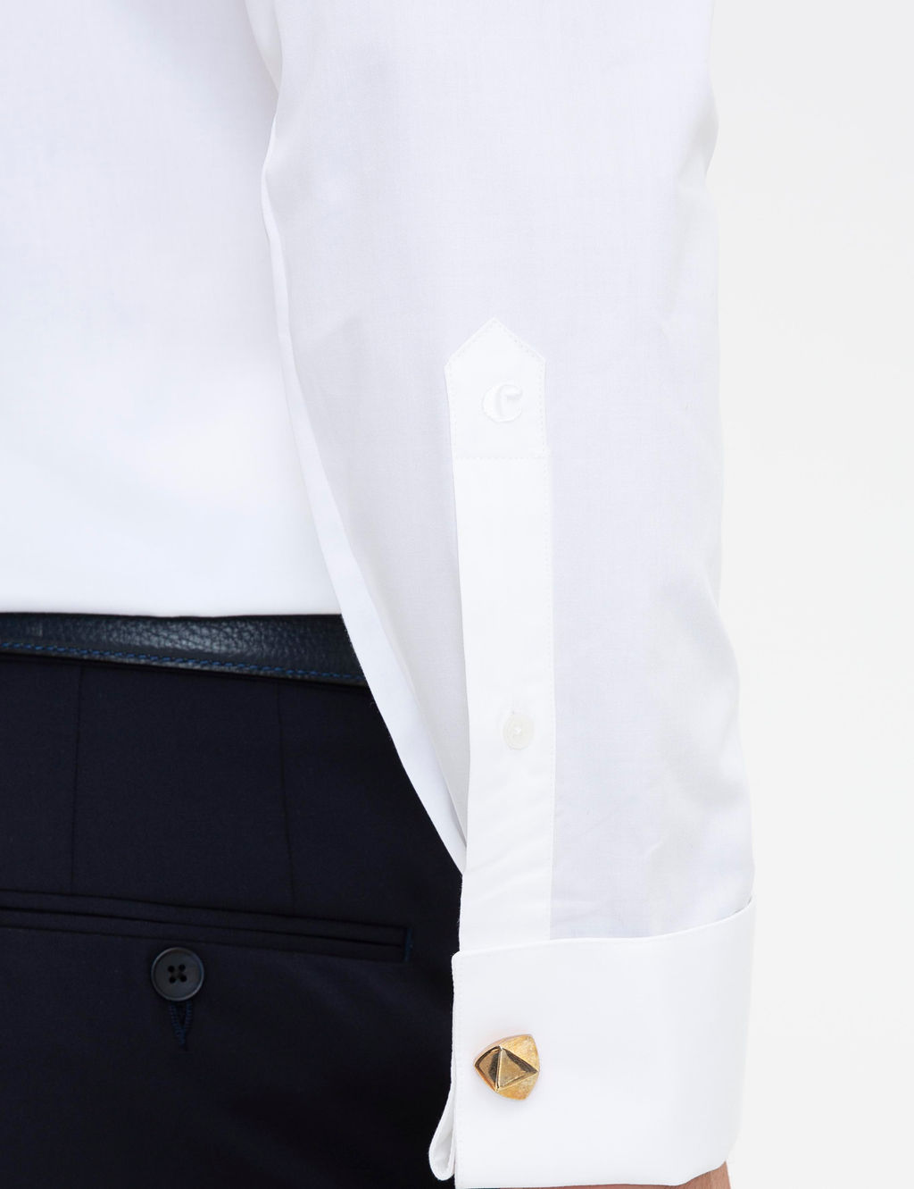 Beyaz Slim Fit Smokin G_mlek