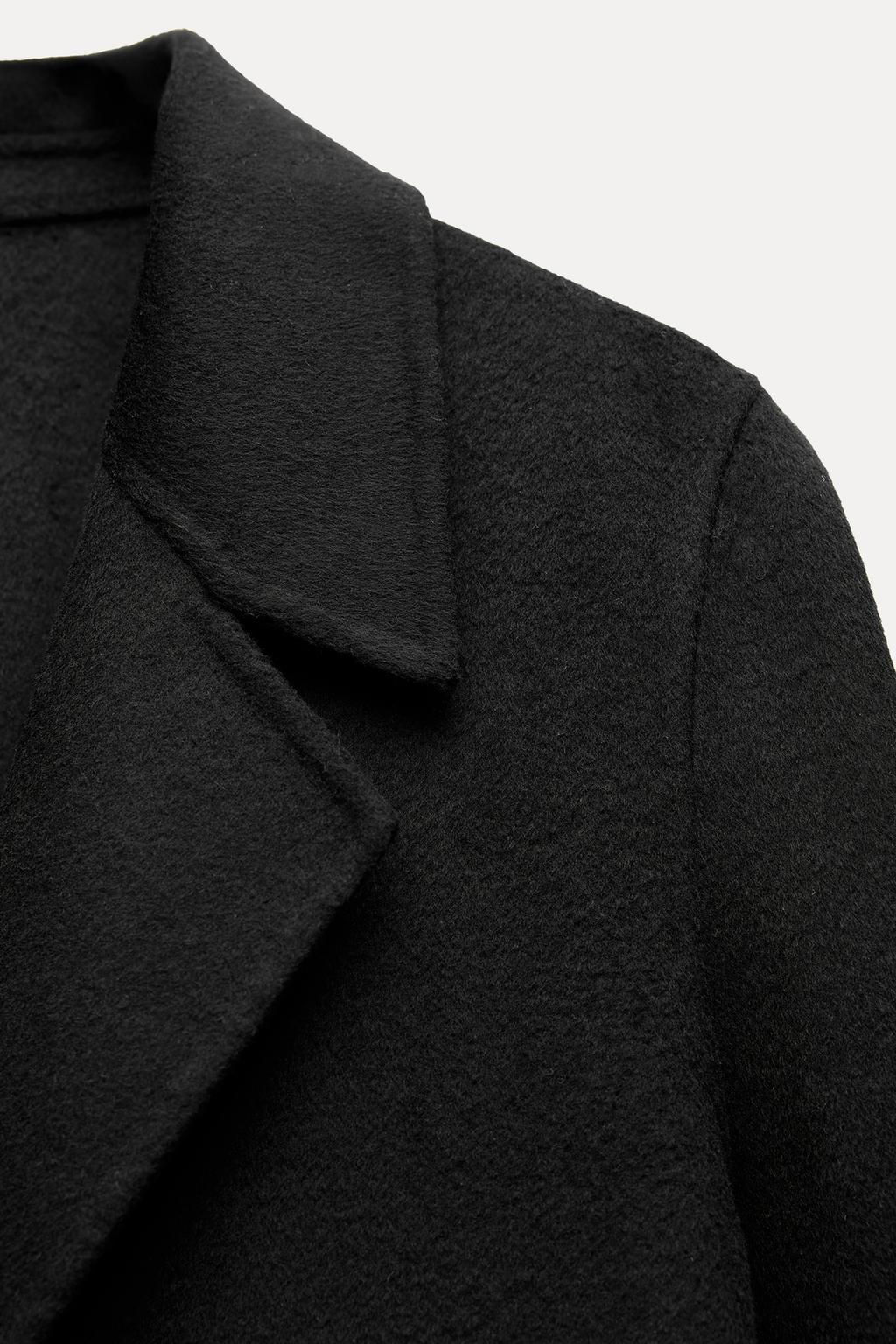 WOOL BLEND DOUBLE-BREASTED COAT - Zara фото 5