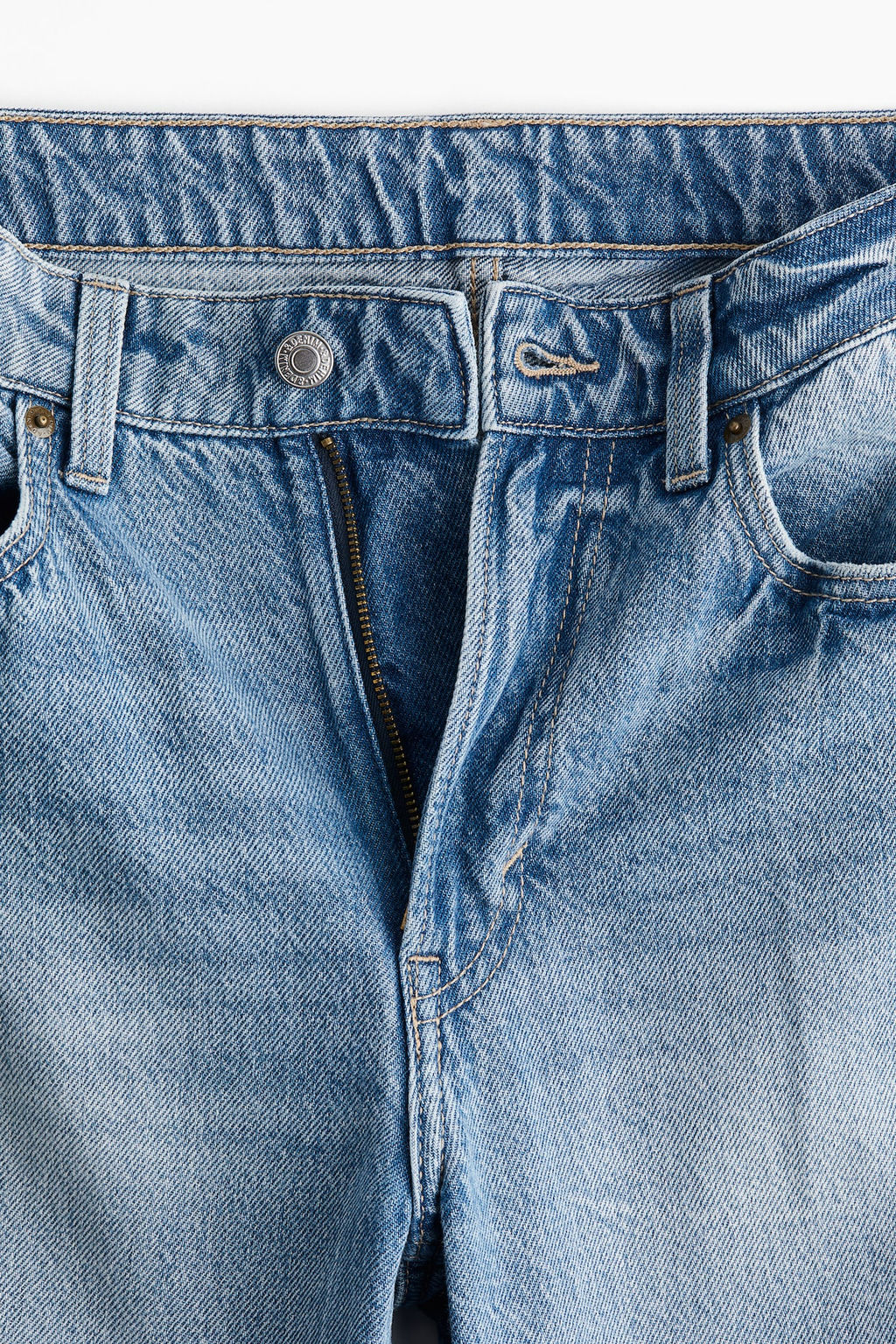 Baggy Bootcut Regular Jeans - H&m фото 8