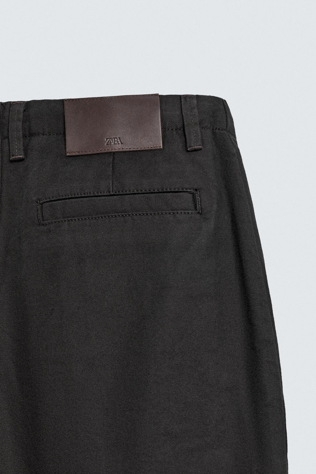 PANTAL?N WIDE  FIT PLIEGUES / Marr?n - Zara фото 10