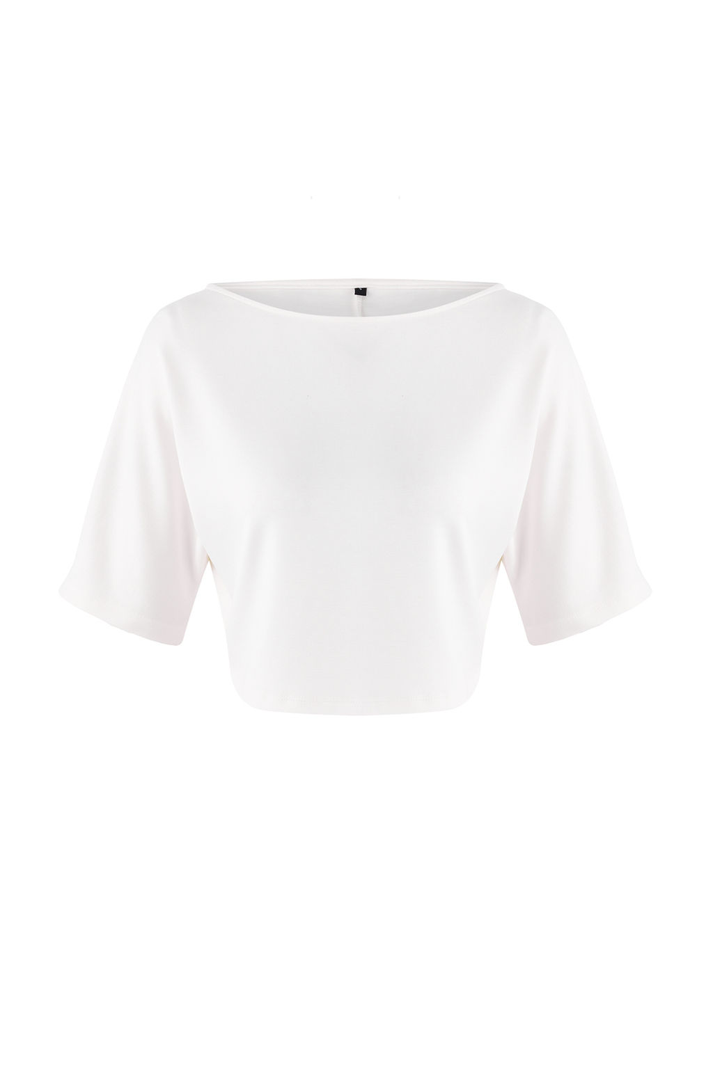 Antrasit Relaxed Kay?k Yaka Yarasa Kol Truvakar Crop Soft Touch Orme Bluz TWOSS26BZ00059 - Trendyolmilla фото 11