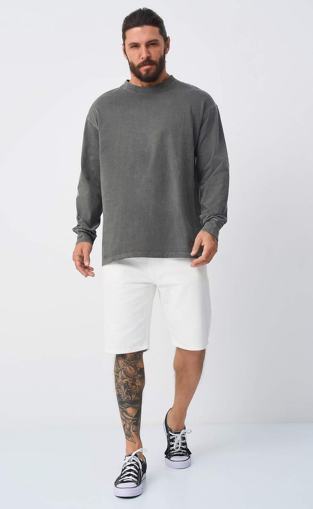 Лонгслив P511-01002 d.grey