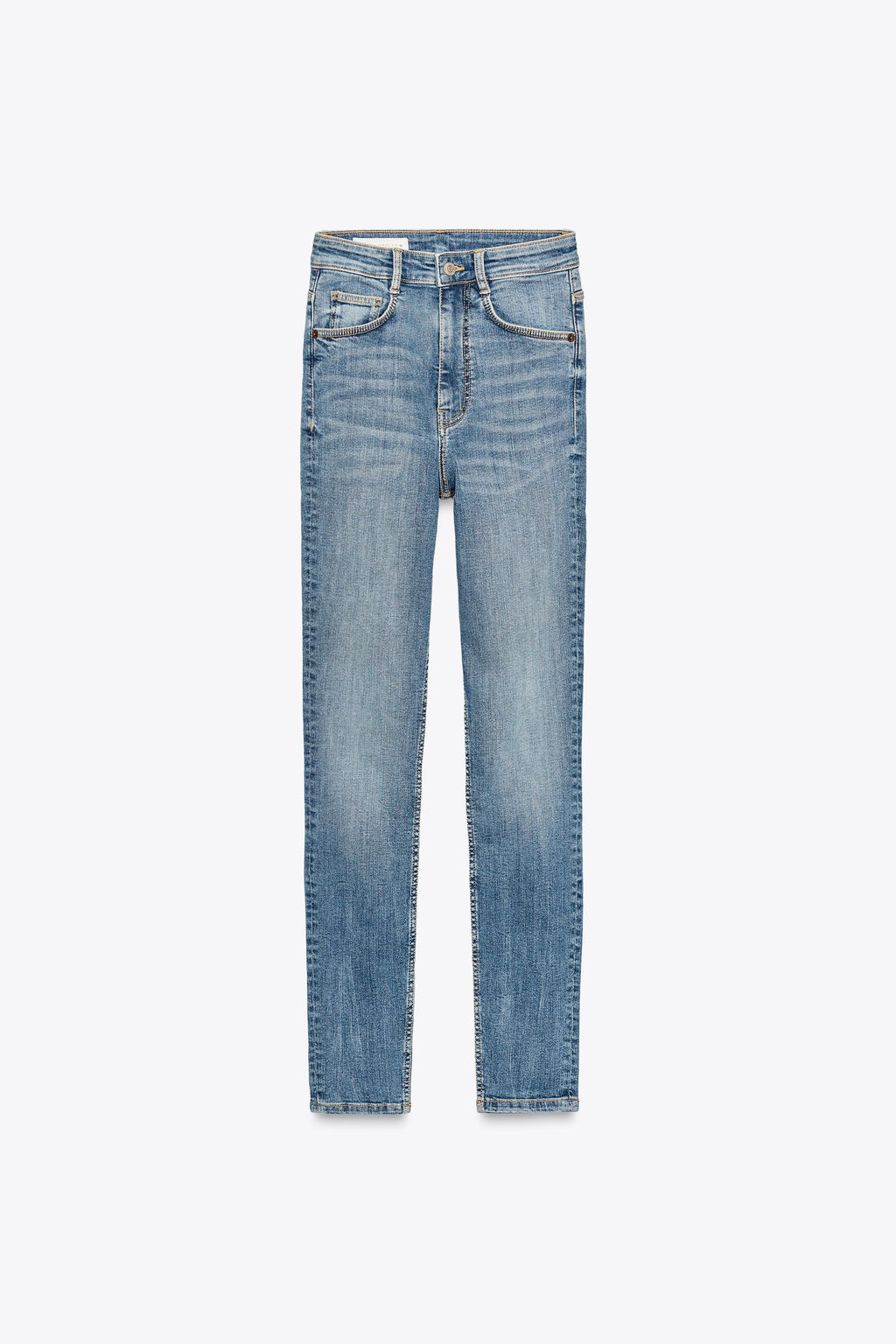 TRF HIGH-WAIST SKINNY JEANS - Zara фото 5