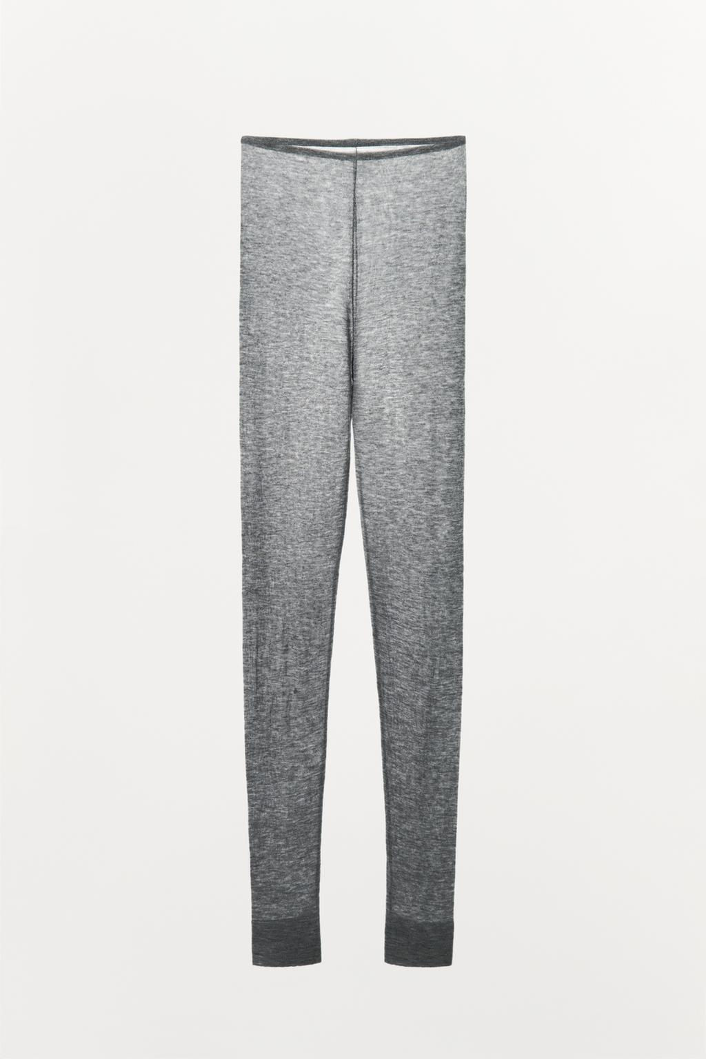100% WOOL LEGGINGS - Zara фото 6