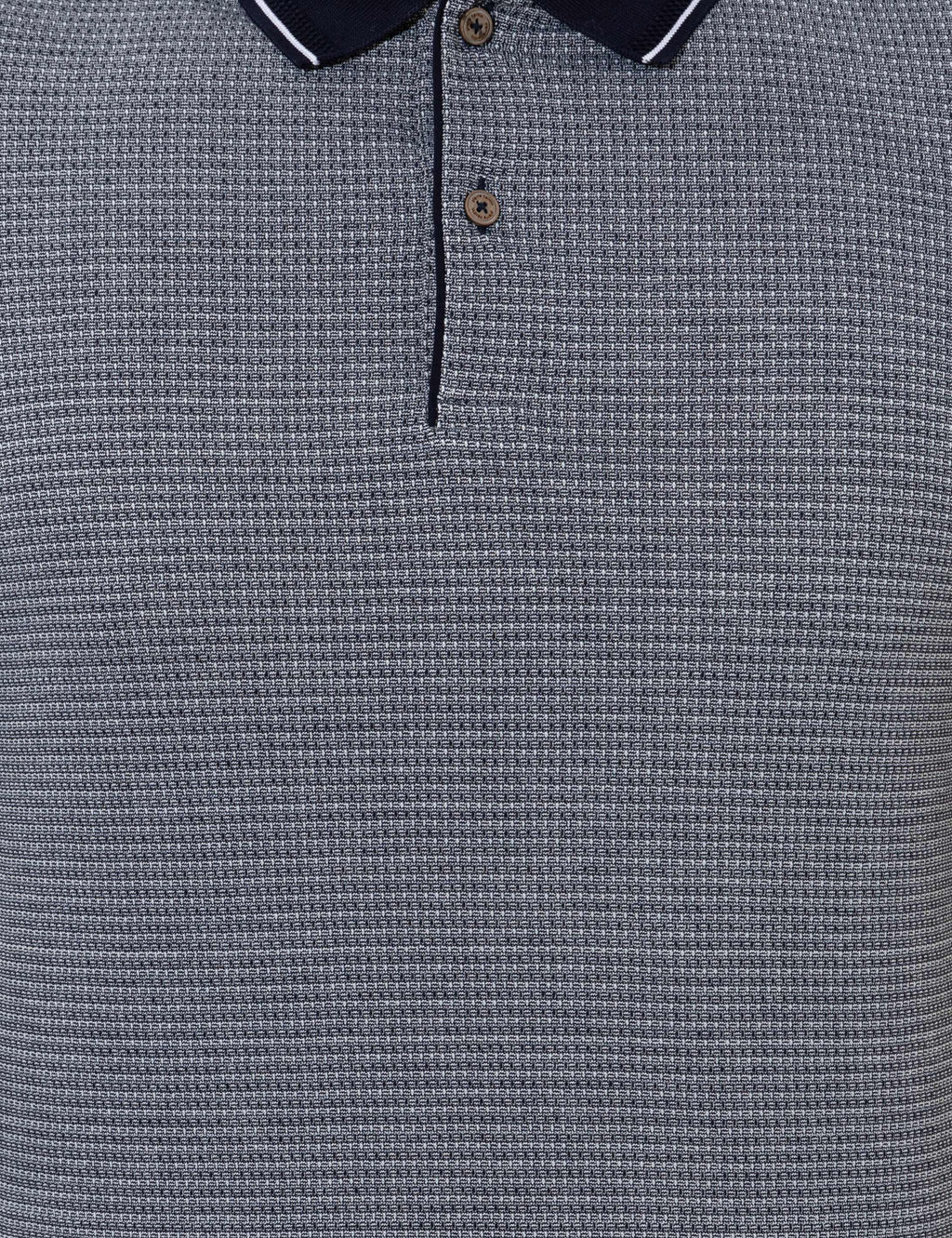 Lacivert Slim Fit Polo Yaka Ti__rt