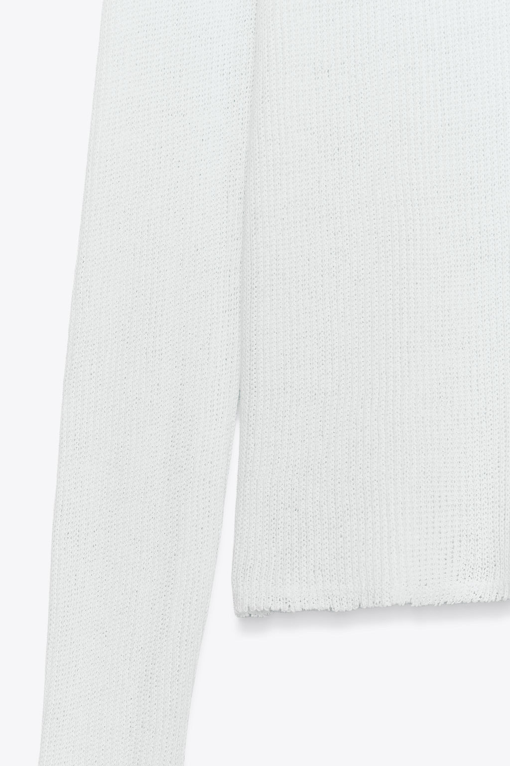 LONG SLEEVE RUSTIC TOP - Zara фото 3