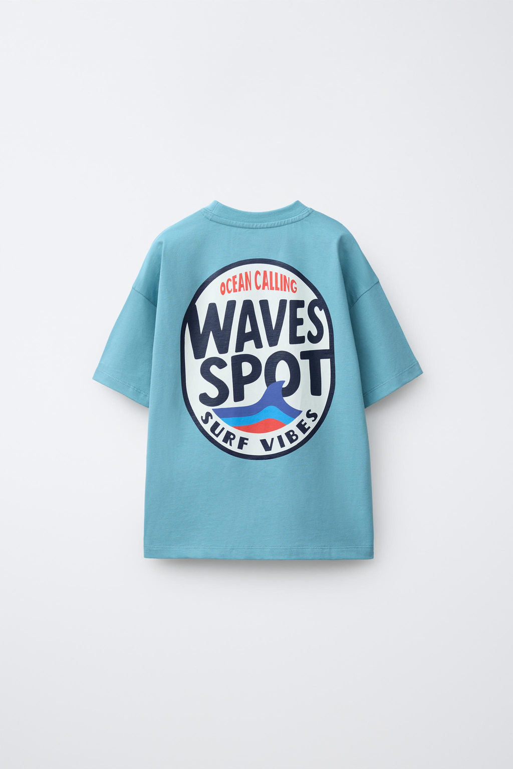 CAMISETA ESTAMPADA SURF / Azul claro - Zara фото 2