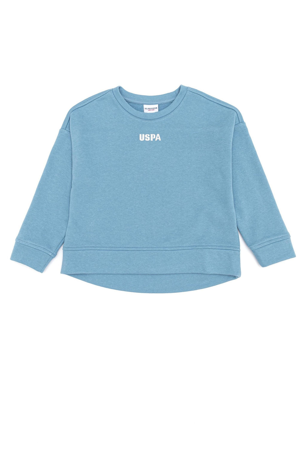 U. S. Polo Assn Детский синий базовый свитшот с круглым вырезом - U.s. polo assn фото 10