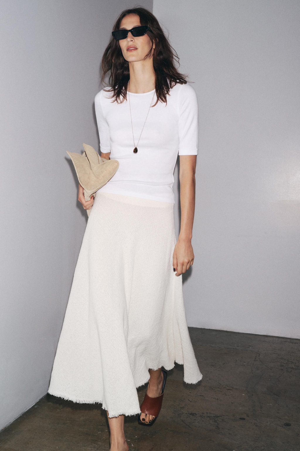 WASHED COTTON T-SHIRT - Zara фото 4