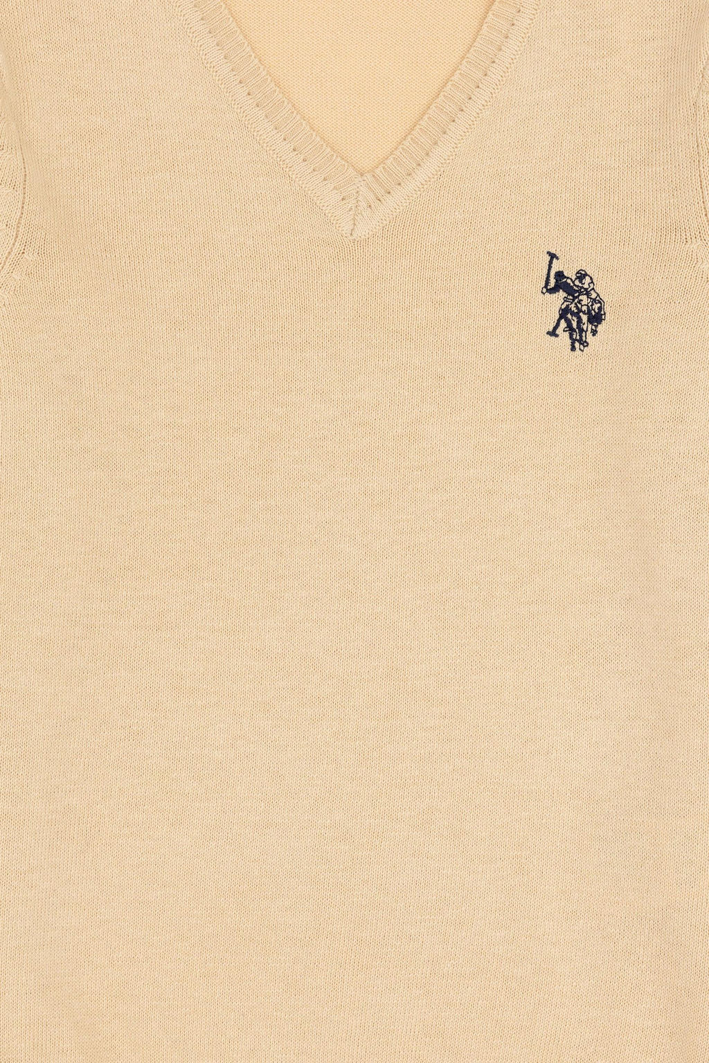 Базовый свитер песочного цвета для девочек Неожиданная скидка в корзине - U.s. polo assn фото 3