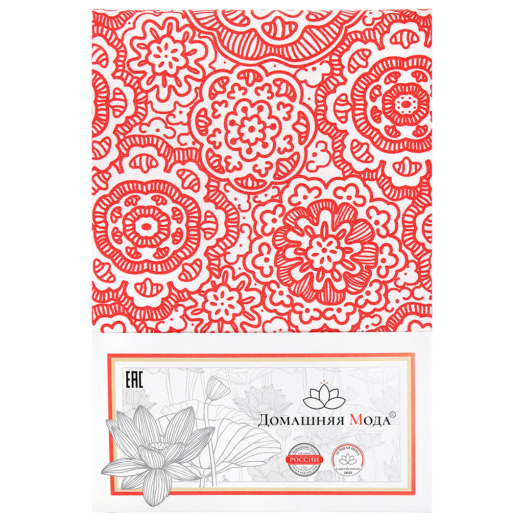 Медальоны Скатерть 200х145см, длина стола до 160см, на 6-8 персон, хлопок Премиум 186г/м2, Домашняя мода (Россия)  фото 5