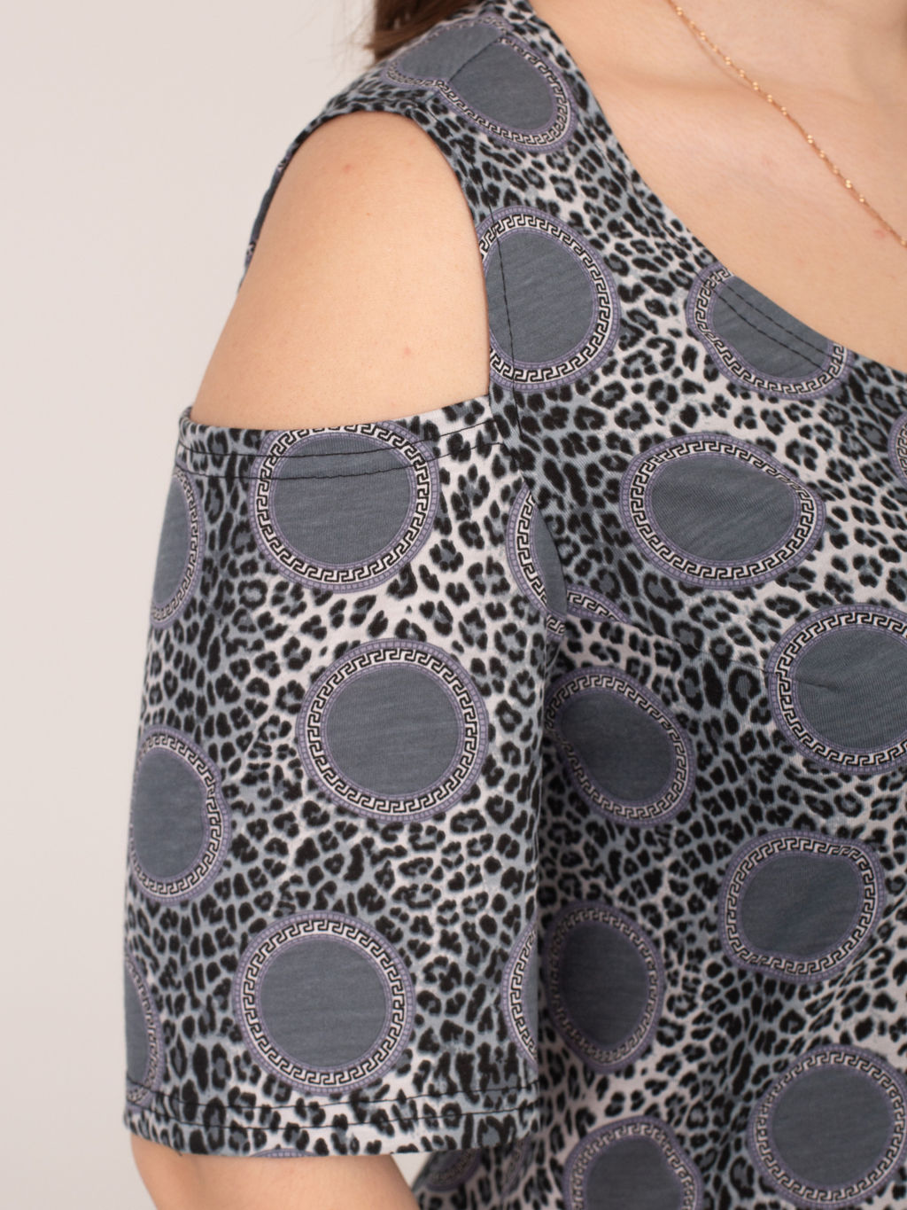 Платье женское кулирка "ВЛАДА" ЛЕО СЕРЫЙ