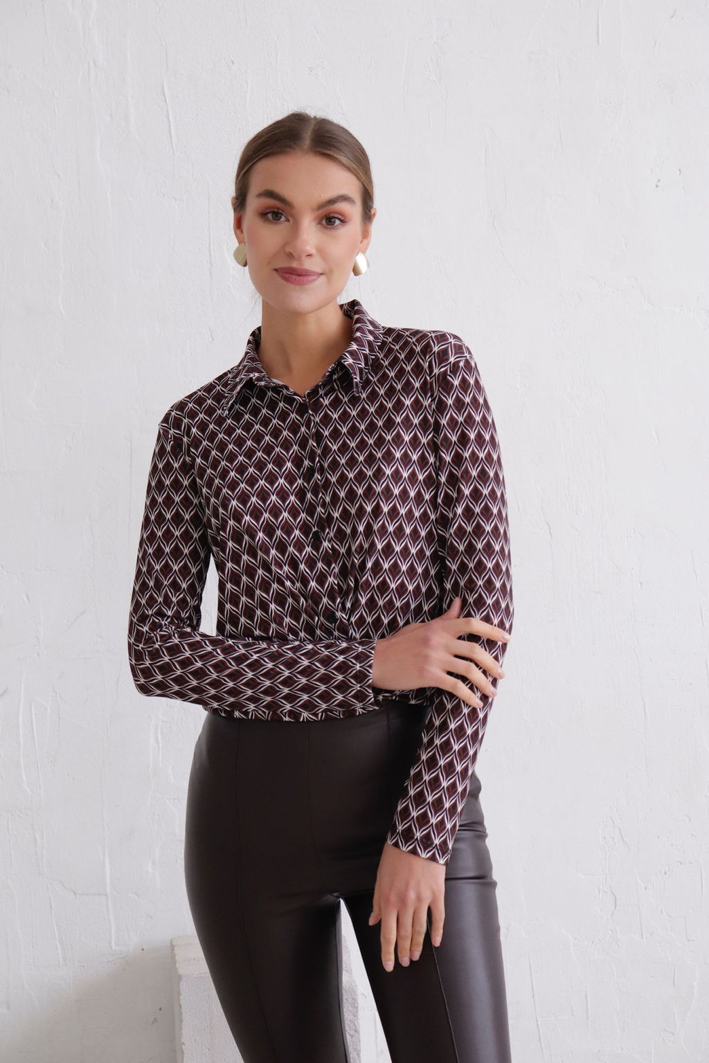 11493 Рубашка с принтом - Martichelli фото 11