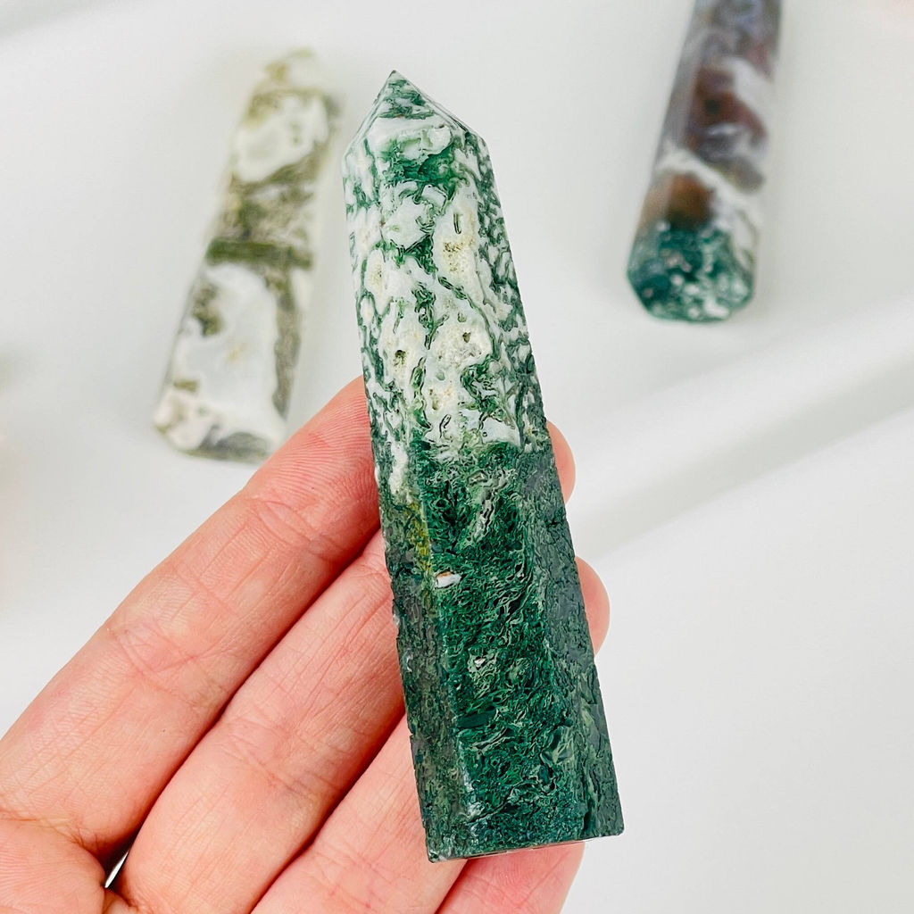 Кристалл из Агата мохового - Радуга самоцветов фото 3