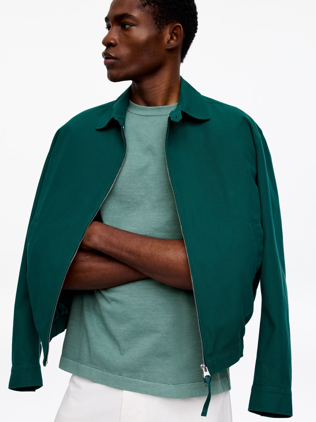 Camiseta garment dyed de punto interlock - H&m фото 3