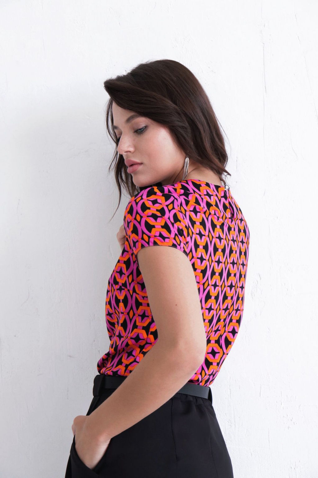 Блуза с коротким рукавом - Martichelli фото 8