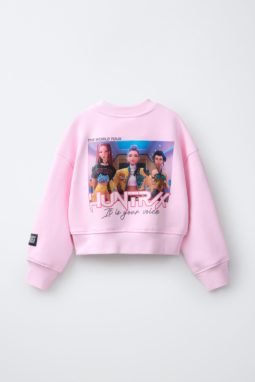 SUDADERA ESTAMPADA KPOP DEMON HUNTERS NETFLIX / Rosa - Zara фото 4